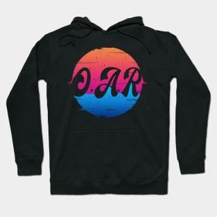 Graphic Lovely O.A.R Name Flowers Retro Vintage Styles Hoodie